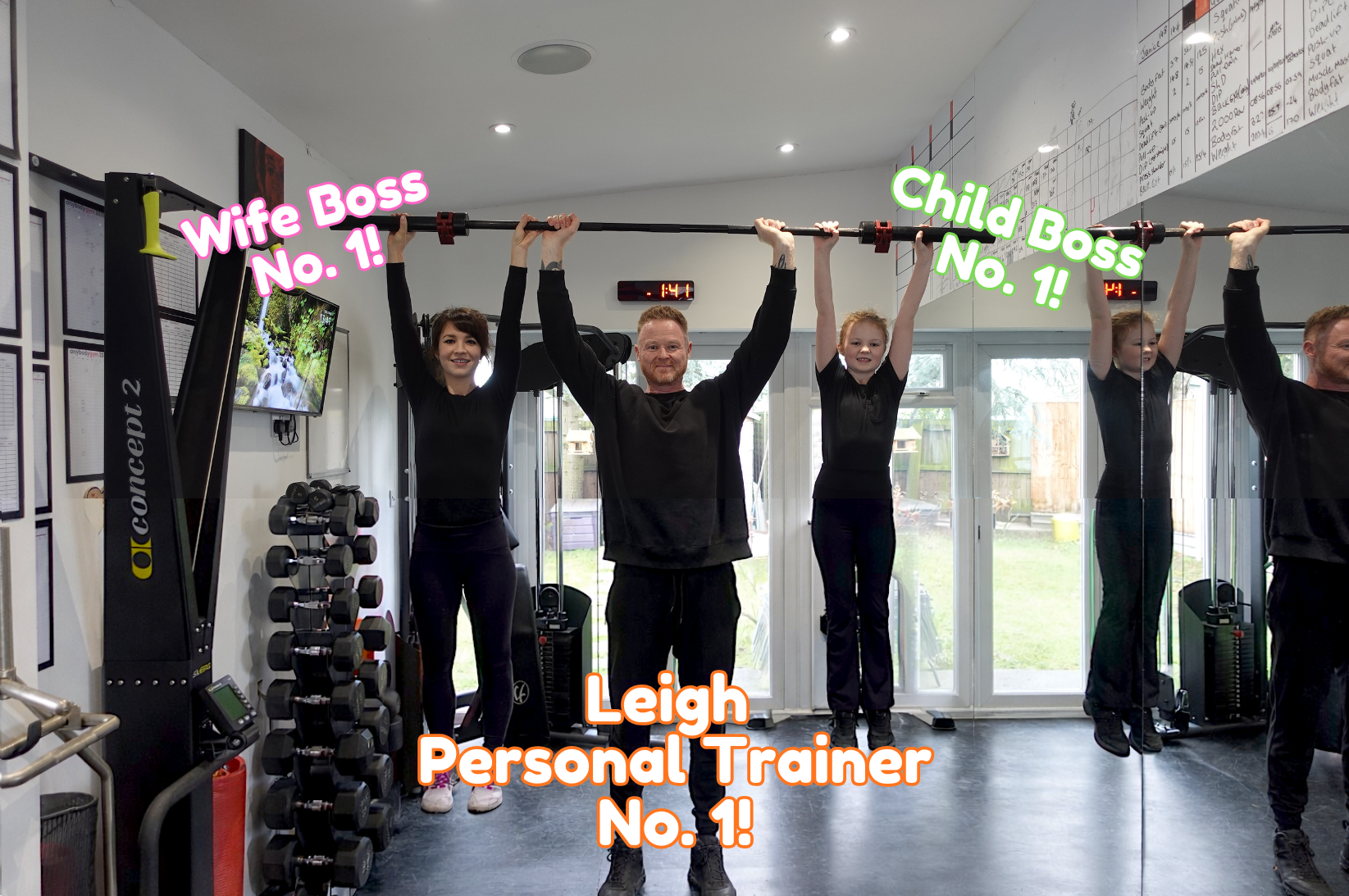 All of us in the gym